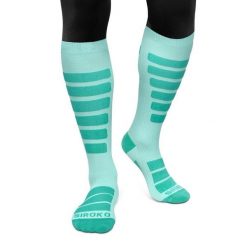 Skarpety do sportów zimowych unisex SIROKO Aoraki. Niebieskie skarpetki damskie SIROKO, bez wzorów. W wyprzedaży za 84.00 zł.