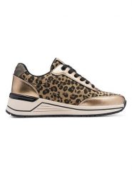S.Oliver Sneakersy w kolorze złoto-beżowym na koturnie rozmiar: 37. Brązowe obuwie sportowe damskie S.Oliver, bez zapięcia. Za 158.10 zł.