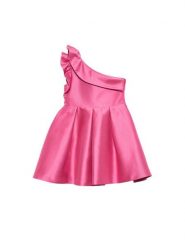 Abel & Lula Sukienka elegancka 5045 Różowy Regular Fit. Czerwone sukienki dziewczęce Abel & Lula, bez wzorów, z syntetyku, bez ramiączek. Za 369.99 zł.