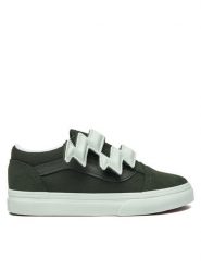 Vans Sneakersy Old Skool V Bolt Strap VN000D1BEMU1 Khaki. Brązowe buty sportowe chłopięce Vans, ze skóry, bez zapięcia. Za 179.99 zł.