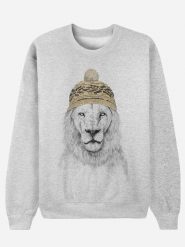 WOOOP Bluza "Winter is coming" w kolorze szarym rozmiar: L. Szare bluzy damskie Wooop, l, bez wzorów, z bawełny, bez kaptura. Za 100.99 zł.