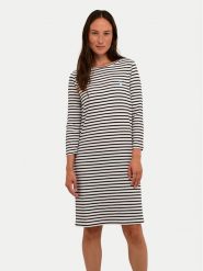Kaffe Sukienka codzienna Liddy 10508481 Czarny Regular Fit. Czarne sukienki damskie Kaffe, bez wzorów, z syntetyku, bez ramiączek. Za 109.99 zł.