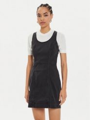 Lee Sukienka jeansowa Foreverfit 112355124 Czarny Slim Fit. Czarne sukienki damskie Lee, bez wzorów, z jeansu, bez ramiączek. Za 224.99 zł.