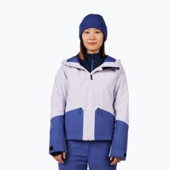 Kurtka narciarska damska Rossignol Rochrun Insulated. Fioletowe kurtki damskie Rossignol, na zimę, bez wzorów, bez kaptura. Za 1,169.00 zł.