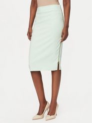 Rinascimento Spódnica ołówkowa CFC0127985003 Zielony Slim Fit. Zielone spódnice damskie Rinascimento, xl, bez wzorów, z syntetyku. Za 379.99 zł.
