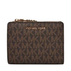 Portfel MICHAEL Michael Kors. Brązowe portfele damskie MICHAEL Michael Kors, bez wzorów. Za 439.99 zł.