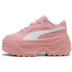 Damskie Sneakers Puma Karmen X tra. Czerwone obuwie sportowe damskie Puma, ze skóry ekologicznej, bez zapięcia, na fitness i siłownię. Za 490.00 zł.