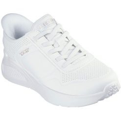 Adidasy Skechers Uno Lite-floating Steps, Kobiety. Białe obuwie sportowe casual damskie Skechers, ze skóry ekologicznej, bez zapięcia. Za 390.00 zł.