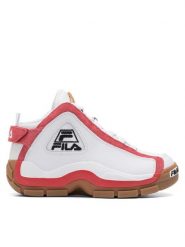 Fila Sneakersy Grant Hill 2 Euro Basket Mid Wmn FFW0197.13041 Biały. Białe obuwie sportowe damskie Fila, z materiału, bez zapięcia. Za 299.99 zł.