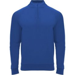 Bluza Z Długim Rękawem Dla Dorosłych Unisex Epiro Quarter Zip. Niebieskie bluzy damskie ROLY, l, bez wzorów, z materiału, z kapturem. Za 90.99 zł.