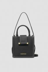 VALENTINO Czarna mała torebka Frosty. Czarne shopper bag Valentino by Mario Valentino, małe, bez dodatków. W wyprzedaży za 399.99 zł.