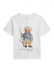 Polo Ralph Lauren T-Shirt 322B18890003 Biały Regular Fit. Białe t-shirty i koszulki chłopięce Polo Ralph Lauren, bez wzorów, z bawełny, bez kołnierzyka, bez ramiączek. Za 249.99 zł.