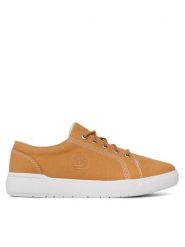 Timberland Sneakersy Seneca Bay TB0A5X3W7631 Brązowy. Brązowe buty sportowe chłopięce Timberland, z materiału, bez zapięcia. Za 199.99 zł.