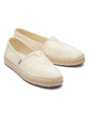 TOMS Espadryle w kolorze kremowym rozmiar: 37,5. Brązowe espadryle damskie TOMS, bez wzorów, bez obcasa. Za 129.95 zł.