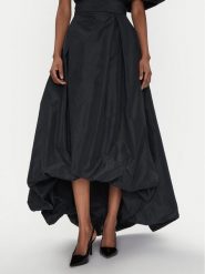 PINKO Spódnica maxi 104913 Y3LE Czarny Regular Fit. Czarne spódnice damskie Pinko, bez wzorów, z syntetyku, maxi. Za 1,079.00 zł.