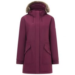 Parka dla kobiet Regatta Sophia. Fioletowe parki damskie Regatta, m, z futra, bez kaptura. Za 401.00 zł.