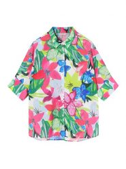 TATUUM Bluzka "Mara" ze wzorem rozmiar: 44. Bluzki damskie TATUUM, bez wzorów, z bawełny, bez kołnierzyka, bez ramiączek. Za 120.45 zł.