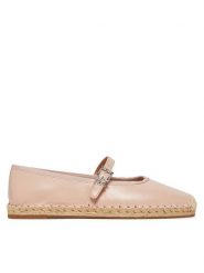 MICHAEL Michael Kors Espadryle 40S5LYFP2L Różowy. Czerwone espadryle damskie MICHAEL Michael Kors, bez wzorów, ze skóry, bez obcasa. Za 399.99 zł.
