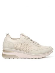 Remonte Sneakersy D2406-60 Beżowy. Brązowe obuwie sportowe damskie Remonte, z materiału, bez zapięcia. Za 369.99 zł.