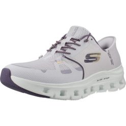 Buty SKECHERS GLIDE STEP PRO Fioletowy. Fioletowe obuwie trekkingowe damskie Skechers, z tkaniny, bez zapięcia. Za 448.99 zł.