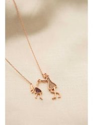 Lodie Silver Srebrny naszyjnik z elementem ozdobnym - dł. 43 cm rozmiar: onesize. Szare naszyjniki damskie Lodie Silver, z cyrkonią, srebrne. Za 65.99 zł.