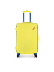 Semi Line Walizka średnia T5934-2 Żółty. Żółte walizki Semi-line, bez wzorów, z tworzywa sztucznego, średnie. Za 189.99 zł.