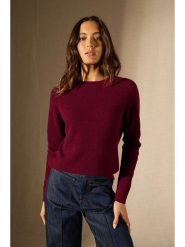 Perfect Cashmere Kaszmirowy sweter "Souna" w kolorze bordowym rozmiar: M. Czerwone swetry klasyczne damskie Perfect Cashmere, m, z kaszmiru, bez kołnierzyka. Za 419.24 zł.