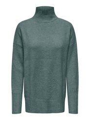 ONLY Sweter w kolorze turkusowym rozmiar: XS. Niebieskie swetry klasyczne damskie Only, xs, ze splotem, bez kołnierzyka. Za 65.85 zł.