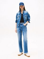 TOMMY JEANS Dżinsy - Regular fit - w kolorze niebieskim rozmiar: W26/L30. Niebieskie jeansy damskie Tommy Jeans, z podwyższonym stanem. Za 263.53 zł.