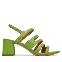 Sandały Tamaris. Sandały damskie Tamaris, bez wzorów, bez obcasa, na słupku, bez zapięcia. Za 179.99 zł.