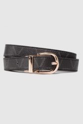 VALENTINO Czarny dwustronny pasek damski. Czarne paski damskie Valentino by Mario Valentino, bez wzorów. W wyprzedaży za 144.14 zł.