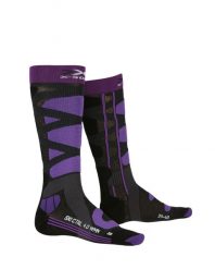 Skarpety X-SOCKS SKI CONTROL WMN 4.0. Czarne skarpetki damskie X Socks, bez wzorów, z materiału. Za 145.45 zł.