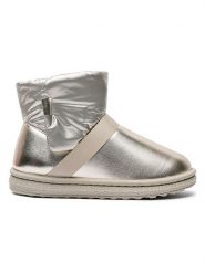 Foreverfolie Botki w kolorze złoto-srebrnym rozmiar: 37. Szare botki damskie Foreverfolie, bez obcasa, na platformie, bez zapięcia. Za 129.45 zł.