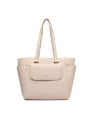 Lasocki Torebka CEO-LSK-X-004-10 Beżowy. Brązowe shopper bag Lasocki, bez wzorów, ze skóry, bez dodatków. Za 239.99 zł.