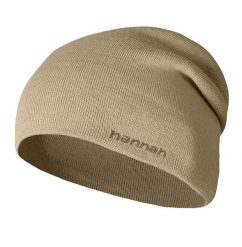 Czapka Hannah Tibek Long. Brązowe czapki damskie Hannah, na zimę, bez wzorów. Za 82.70 zł.
