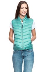 DAMSKA KAMIZELKA MUSTANG Holly SC Light Vest MINERAL BLUE 1008256 6236. Niebieskie kamizelki damskie Mustang, s, bez wzorów, z puchu, bez kaptura. W wyprzedaży za 119.99 zł.