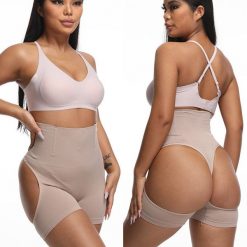 Modelujące szorty wyszczuplające z elastycznego materiału Dajana. Brązowe bielizna korygująca Intica, bez wzorów. W wyprzedaży za 99.00 zł.