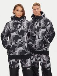 Colourwear Bluza techniczna Hoodie 7010302 Czarny Regular Fit. Czarne bluzy damskie Colourwear, na zimę, l, bez wzorów, z bawełny, bez kaptura. Za 359.99 zł.