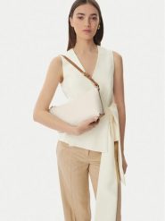 Furla Torebka Debby Mini WE00865 BX4354 KH 4780S Écru. Białe torebki klasyczne damskie Furla, z materiału, bez dodatków. Za 1,219.00 zł.