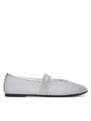 KARL LAGERFELD Baleriny KL40125 Srebrny. Szare balerinki damskie KARL LAGERFELD, bez wzorów, z materiału. Za 419.99 zł.