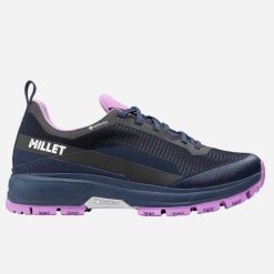 Buty turystyczne damskie MILLET W Wanaka Gore-Tex Granatowy. Niebieskie obuwie trekkingowe damskie Millet, z gore-texu, bez zapięcia. Za 849.00 zł.