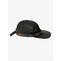 Czapka z daszkiem Kavu Synthetic Strapcap. Czarne czapki z daszkiem damskie KAVU, bez wzorów. Za 167.99 zł.