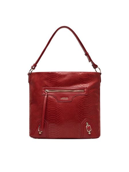 Lasocki Torebka C-LSK-X-007-08 Czerwony. Czerwone torebki klasyczne damskie Lasocki, z materiału, bez dodatków. Za 199.99 zł.