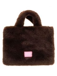 Zwillingsherz Torebka "Plush" w kolorze brązowym - 33 x 26 cm rozmiar: onesize. Brązowe torebki klasyczne damskie Zwillingsherz, z materiału, przez ramię, bez dodatków. Za 99.95 zł.