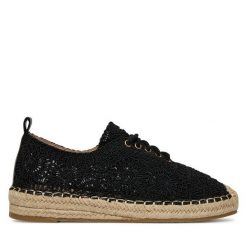 Espadryle DeeZee. Czarne espadryle damskie DeeZee, bez wzorów, bez obcasa. Za 119.99 zł.