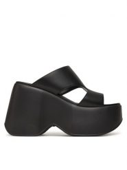 Vic Matié Klapki 1G3150D C06C070101 Czarny. Czarne klapki damskie Vic Matié, bez wzorów, ze skóry, bez obcasa, bez zapięcia. Za 839.99 zł.