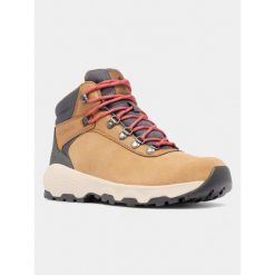 Wodoodporne buty turystyczne damskie Columbia Newton Wander. Brązowe obuwie trekkingowe damskie Columbia, bez zapięcia. W wyprzedaży za 415.20 zł.