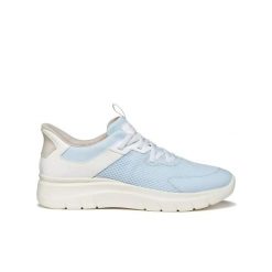 Sneakersy damscy Geox Plummery Plus. Niebieskie obuwie sportowe damskie Geox, bez zapięcia. Za 387.50 zł.