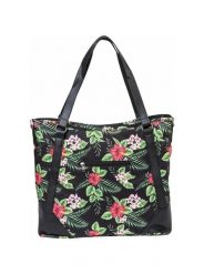 Damska torebka Insanity z kieszenią na laptopa 13" – czarna 11L Meatfly. Zielone torby na laptopa Meatfly, bez wzorów, z materiału, z nadrukiem. Za 186.99 zł.