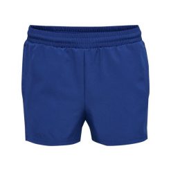 Szorty damskie Hummel Move Grid. Niebieskie spodenki sportowe damskie Hummel, xs, bez wzorów, z tkaniny, na fitness i siłownię. Za 191.00 zł.